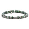 Bracelet 6mm perles heishi turquoise africaine bali