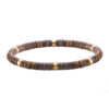 Bamboo jasper heishi beads bracelet