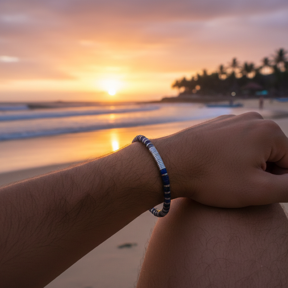 Armbänder aus Naturstein - BBR8007 LAPIS -