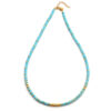 Collier perles heishi turquoise gili