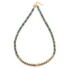 Collier perles heishi malachite bali
